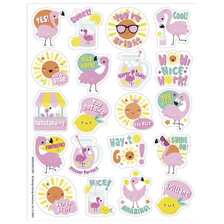 Flamingo Scented Stickers