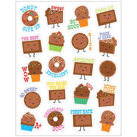 Chocolate Scented Stickers