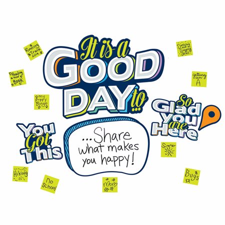 Write-On / Wipe-Off Headliners, It’s A Good Day To…
