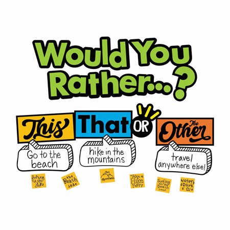 Write-On / Wipe-Off Headliners, Would You Rather?