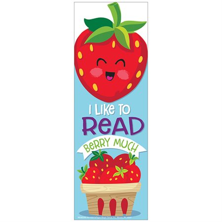 I Like to Read BERRY Much Scent-sational Bookmarks (Strawberry)