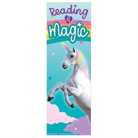 Unicorn: Reading is Magic Bookmarks