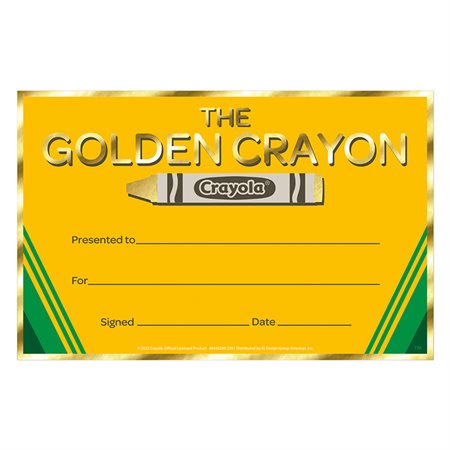 Crayola® Gold Crayon Recognition Awards