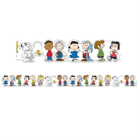 Peanuts Character Lineup Extra Wide Die-Cut Deco Trim®