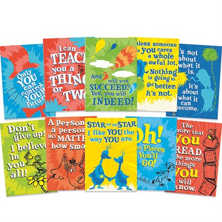 Dr. Seuss Tie-Dye Poster Set