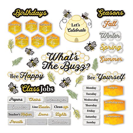 The Hive Class Organization Bulletin Board Set