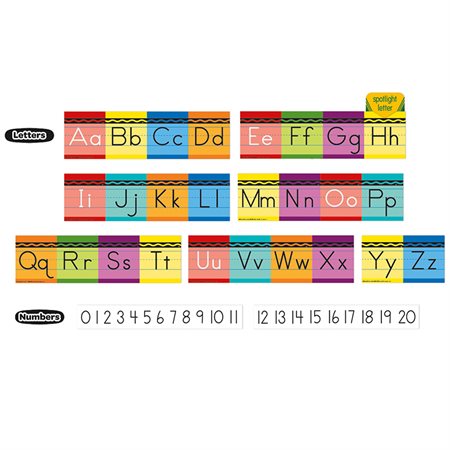 Crayola® Alphabet Mini Bulletin Board Set