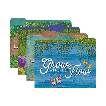 Curiosity Garden File Folders, Set of 4