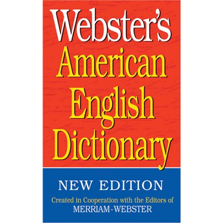 Webster's American English Dictionary, New Edition