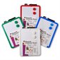 Rectangular Dry Erase Answer Paddle, 8" x 9.75", Class Pack of 12