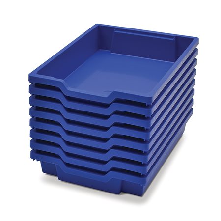 Gratnells Shallow F1 Tray, Set of 8, Royal Blue