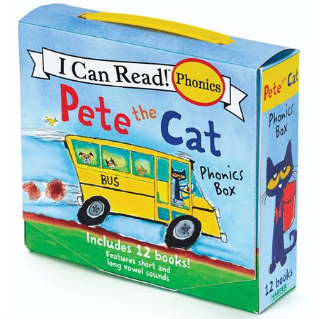 Pete the Cat Phonics Box, 12-Book Set