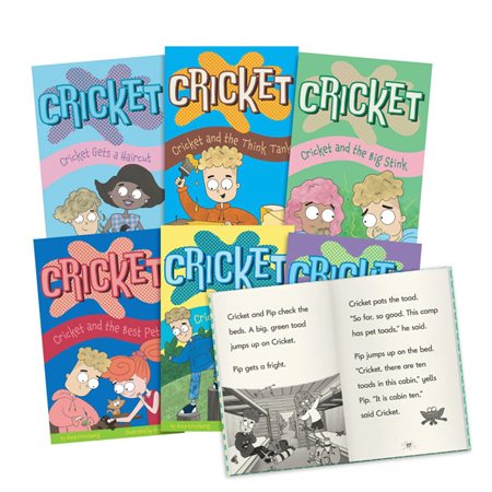 Beanstalk Books Decodable Readers, Chapter Books, 6 Stories