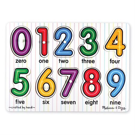 See-Inside Numbers Peg Puzzle