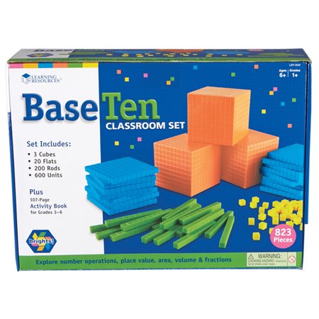 Base Ten Class Set, Brights