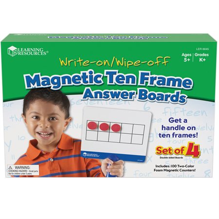 Magnetic Ten-Frame Answer Boards