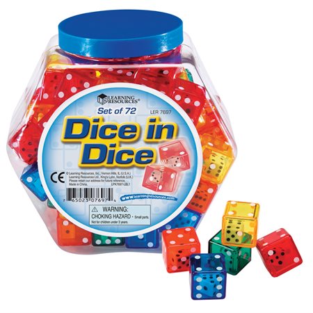 Dice in Dice, 3 / 4"