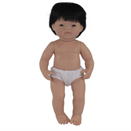 Anatomically Correct 15" Baby Doll, Asian Boy