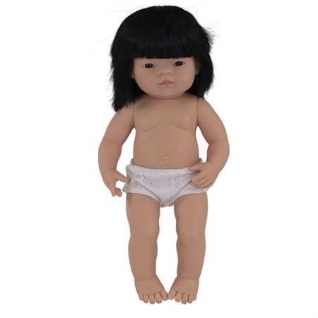 Anatomically Correct 15" Baby Doll, Asian Girl