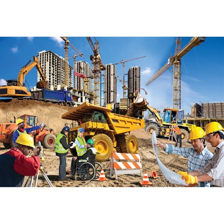 Construction Zone Jumbo Photographic Floor Puzzle