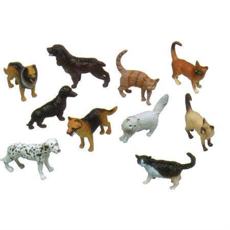 5" Pets Animal Playset, Set of 10