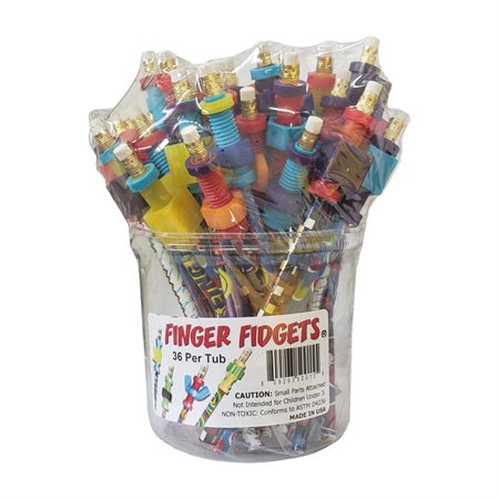 Finger Fidgets, Tub of 36