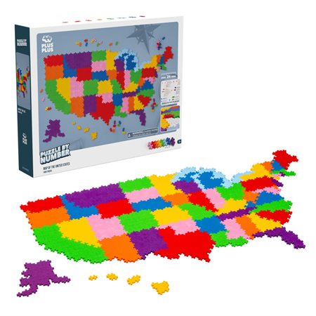 Puzzle By Number® Map of the United States