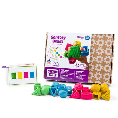 Sensory Beads, 42 Pieces w / Play Guide