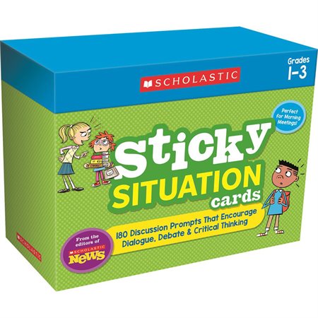 Scholastic News Sticky Situation Cards: Grades 1–3