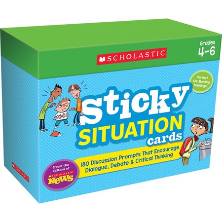 Scholastic News Sticky Situation Cards: Grades 4–6