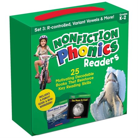 Nonfiction Phonics Readers: R-controlled, Variant Vowels & More, Single-Copy Set