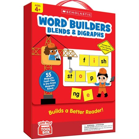 Little Red Tool Box Word Builders: Blends, Digraphs & More