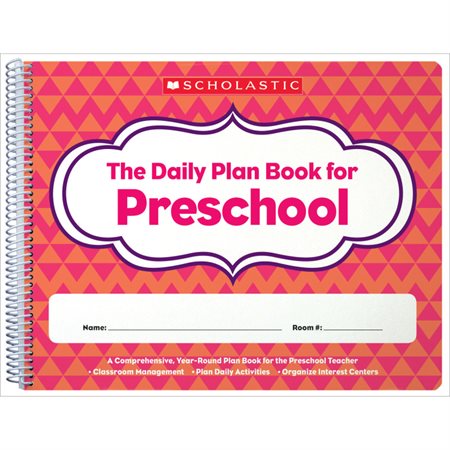 The Daily Plan Book for Preschool!