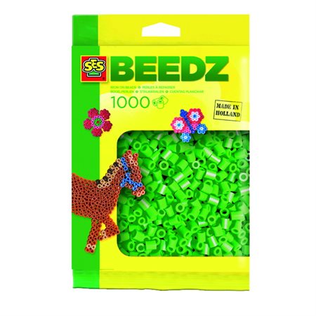 SES Creative Iron-On-Beads Pack of 1000 Green