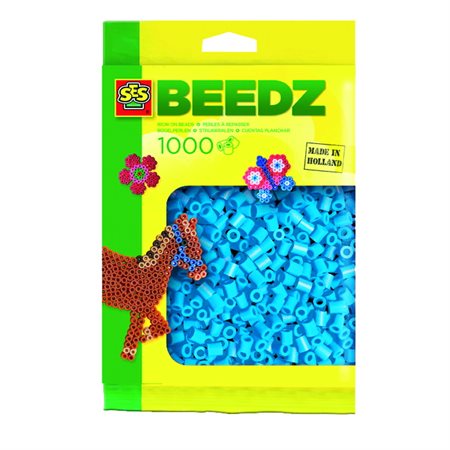 SES Creative Iron-On-Beads Pack of 1000 Blue
