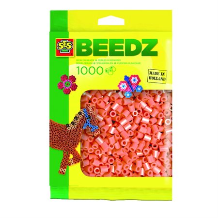 SES Creative Iron-On-Beads Salmon Pink, Pack of 1000 