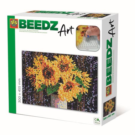 Beedz Art Iron-On-Beads, Sunflower, Pack of 7000