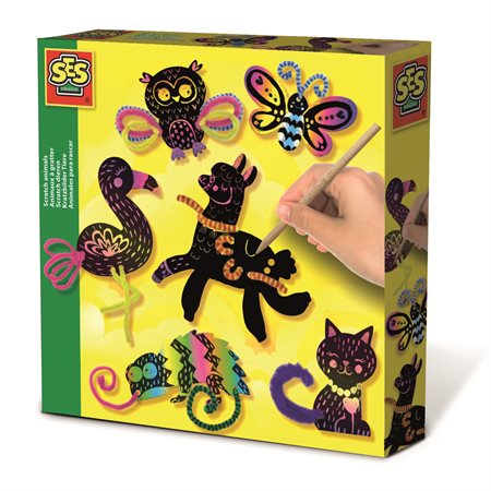 SES Creative  Scratch Animals