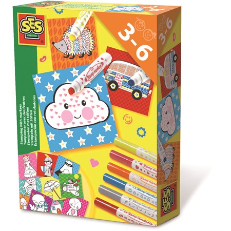 SES Creative  Stamping With Markers