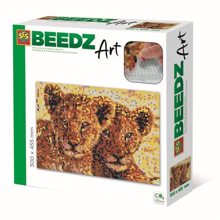 Beedz Art Iron-On-Beads Lion Cubs, Pack of 7000