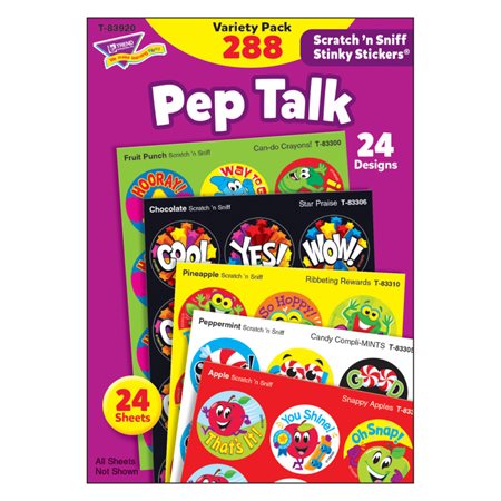 Pep Talk Stinky Stickers® Variety Pack