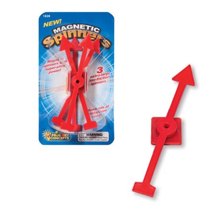 Sensational Classroom™ Magnetic Spinners, Set of 3