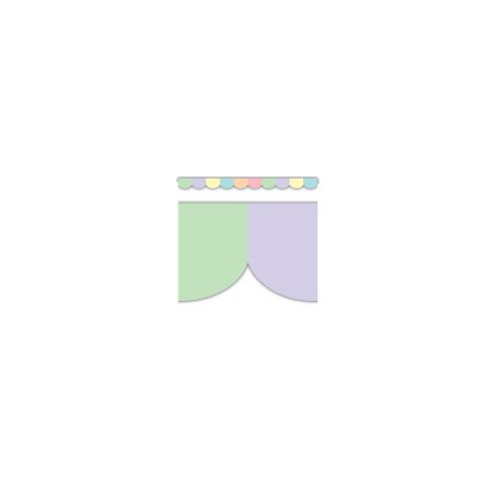 Pastel Pop Scalloped Die-Cut Border Trim