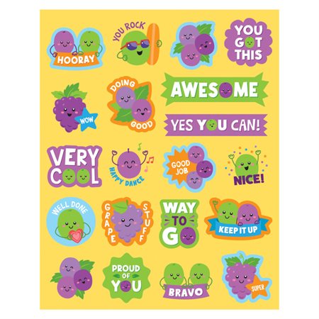 Grape Smelly Stickers