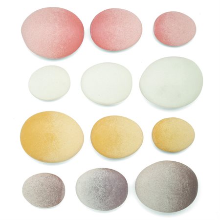 Natural Sorting Stones, Set of 12